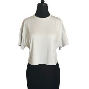 Lululemon Light Gray Short Sleeve Top Medium (Tag Cut)